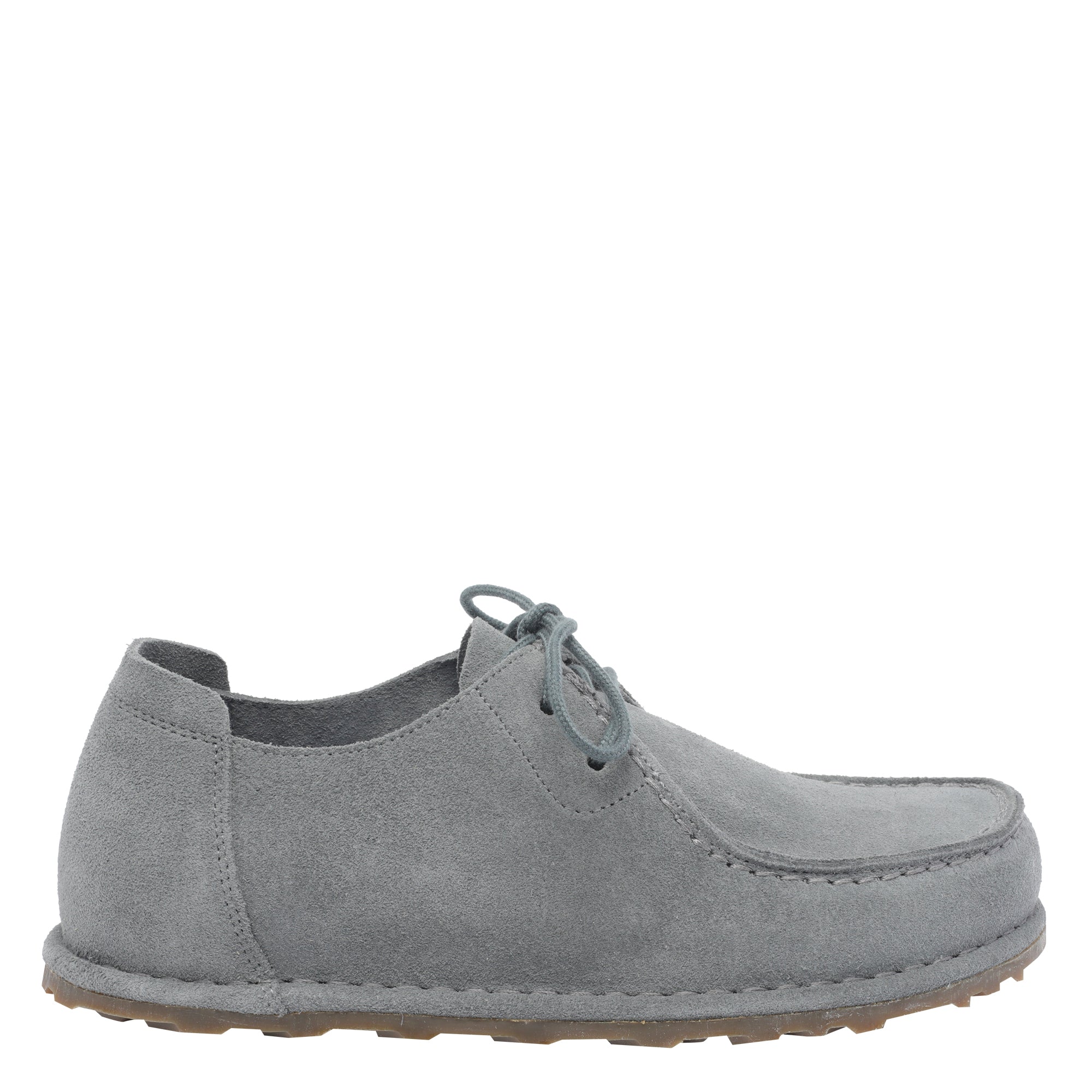 Birkenstock Flat shoes Grey Suede Leather/rubber Sole
