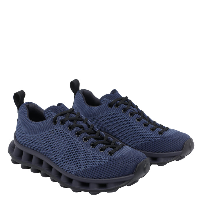 Camper Sneakers Blue Fabric/rubber Sole