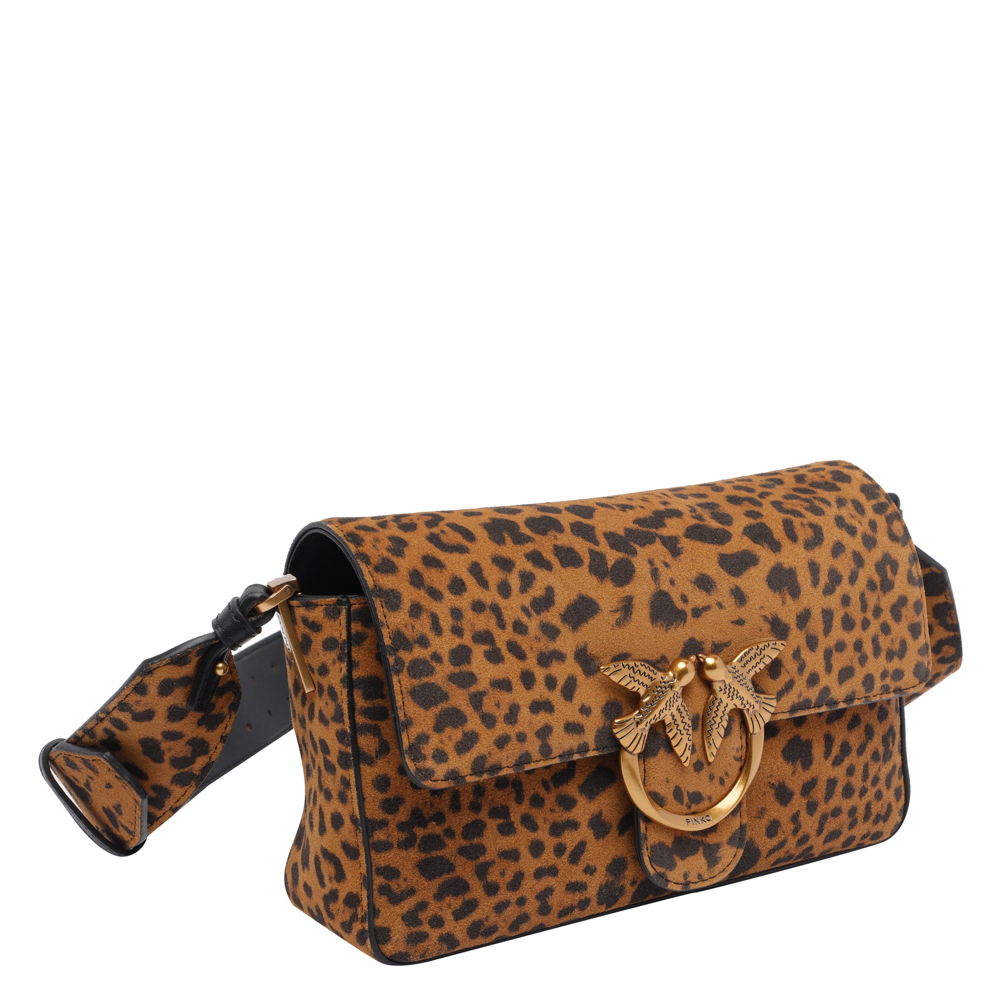 Pinko Bags Brown Calf Leather