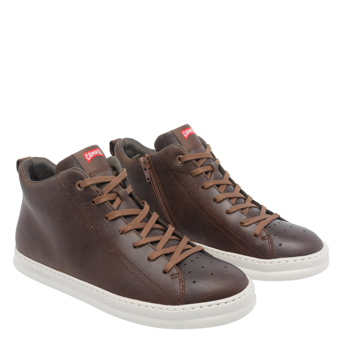 Camper Sneakers Brown Calf Leather/rubber Sole