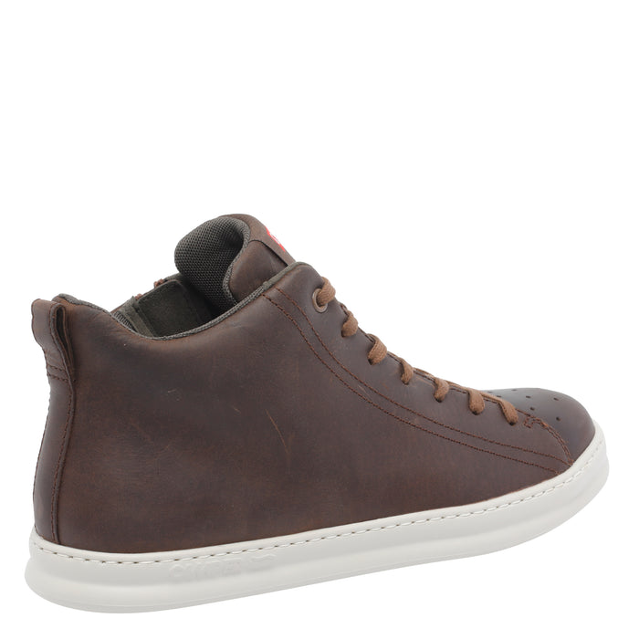 Camper Sneakers Brown Calf Leather/rubber Sole