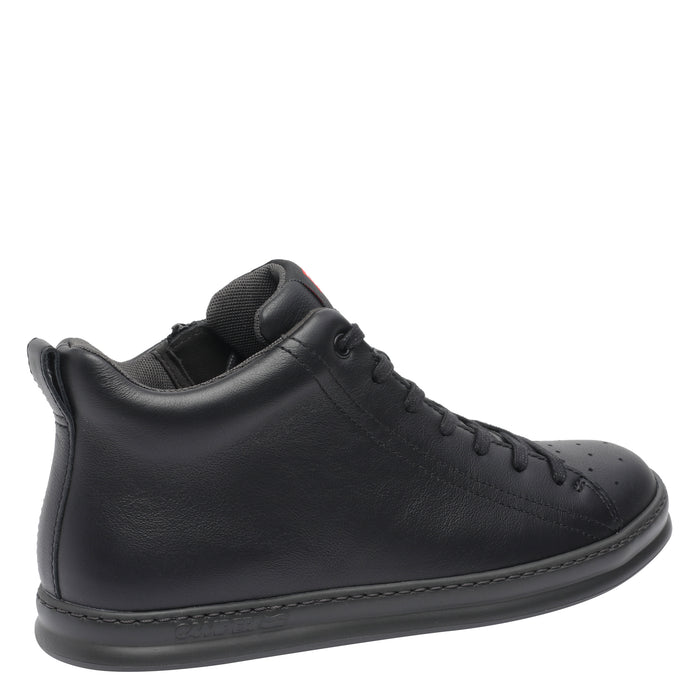 Camper Sneakers Black Calf Leather/rubber Sole