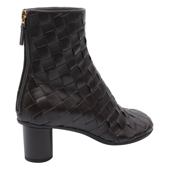 Bottega Veneta Boots Brown Calf Leather/rubber Sole