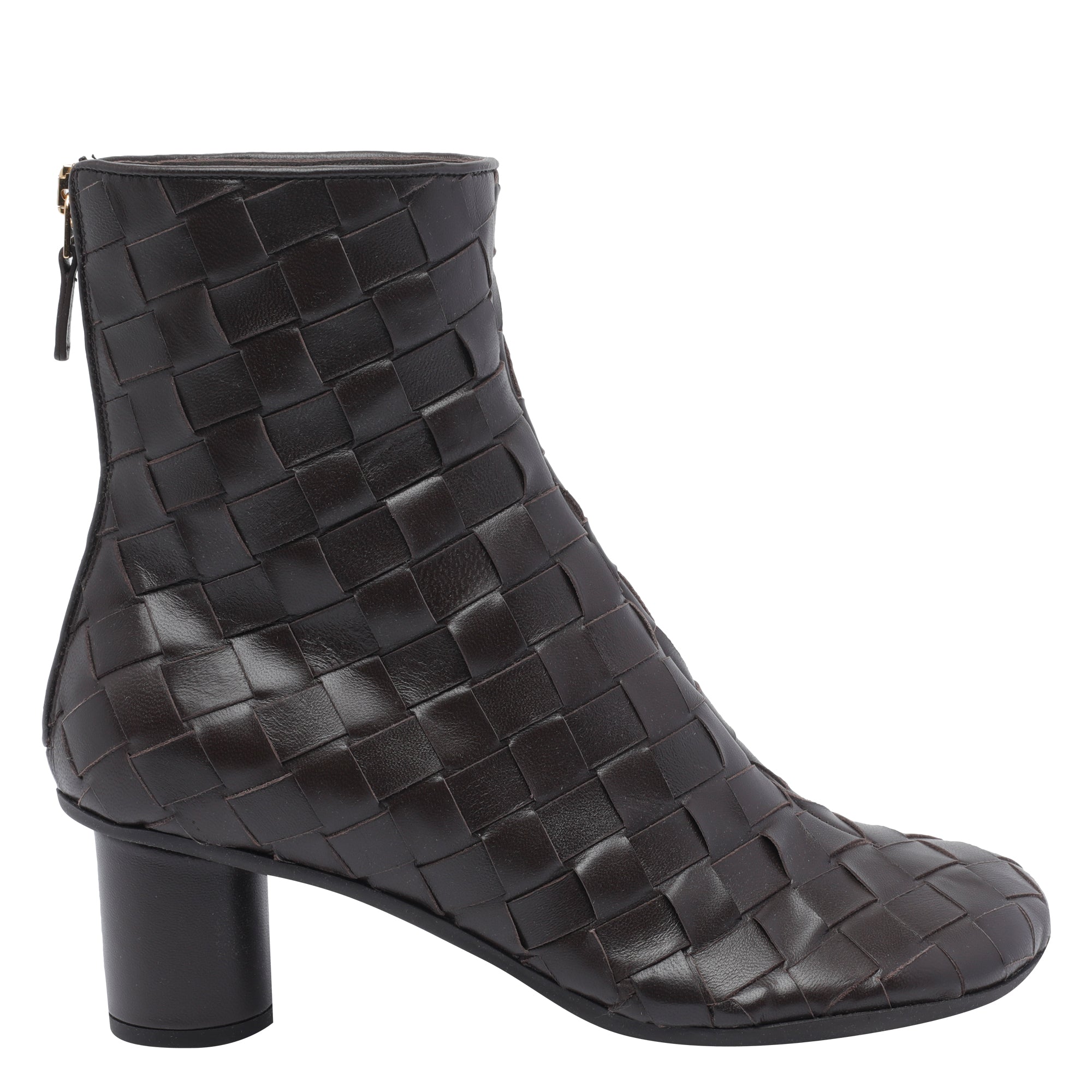 Bottega Veneta Boots Brown Calf Leather/rubber Sole
