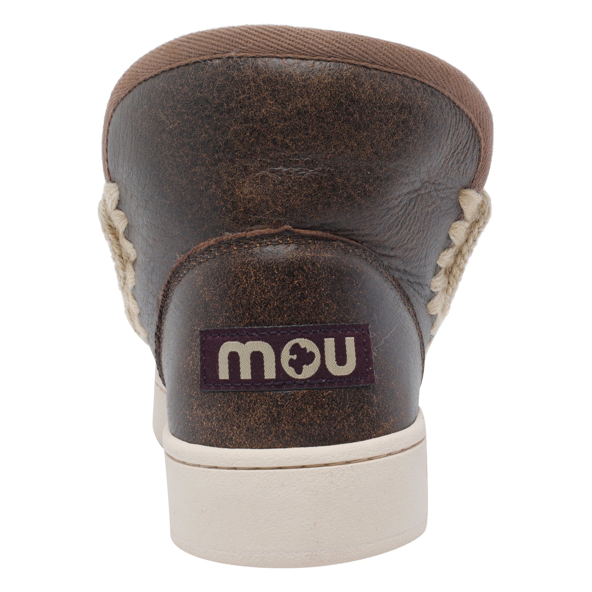 Mou Sneakers Brown Calf Leather/rubber Sole