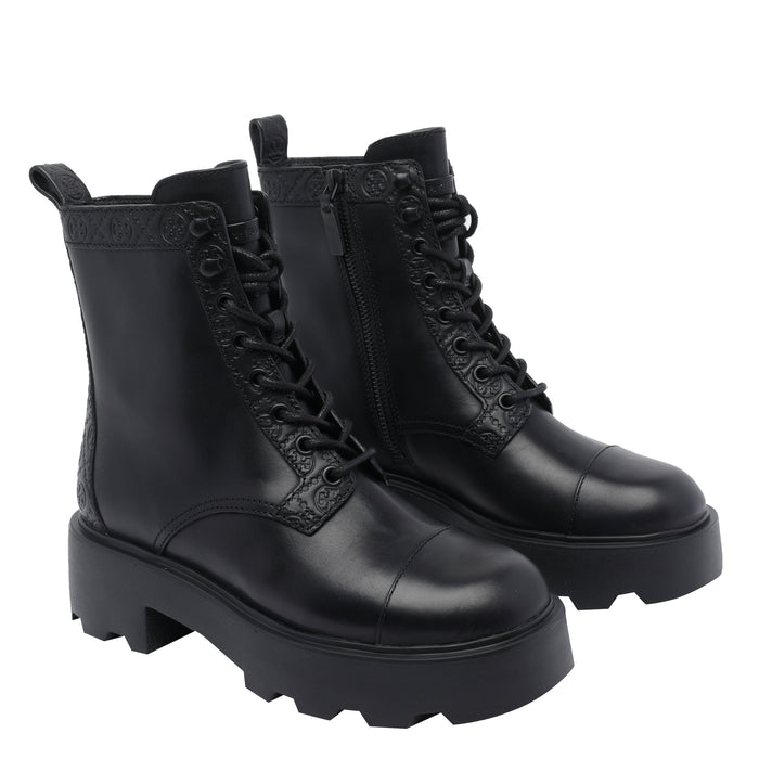 Tory Burch Boots Black Calf Leather/rubber Sole