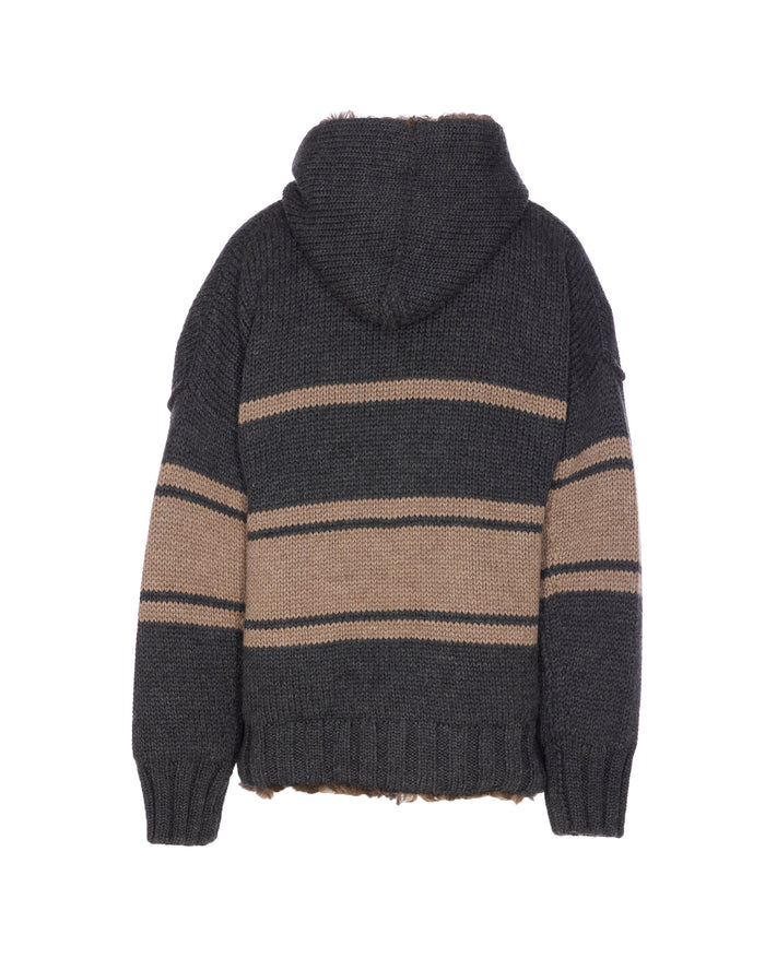 Dolce & Gabbana Coats Grey Wool