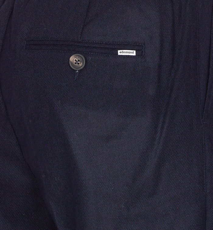 EDMMOND STUDIOS Trousers Blue Wool