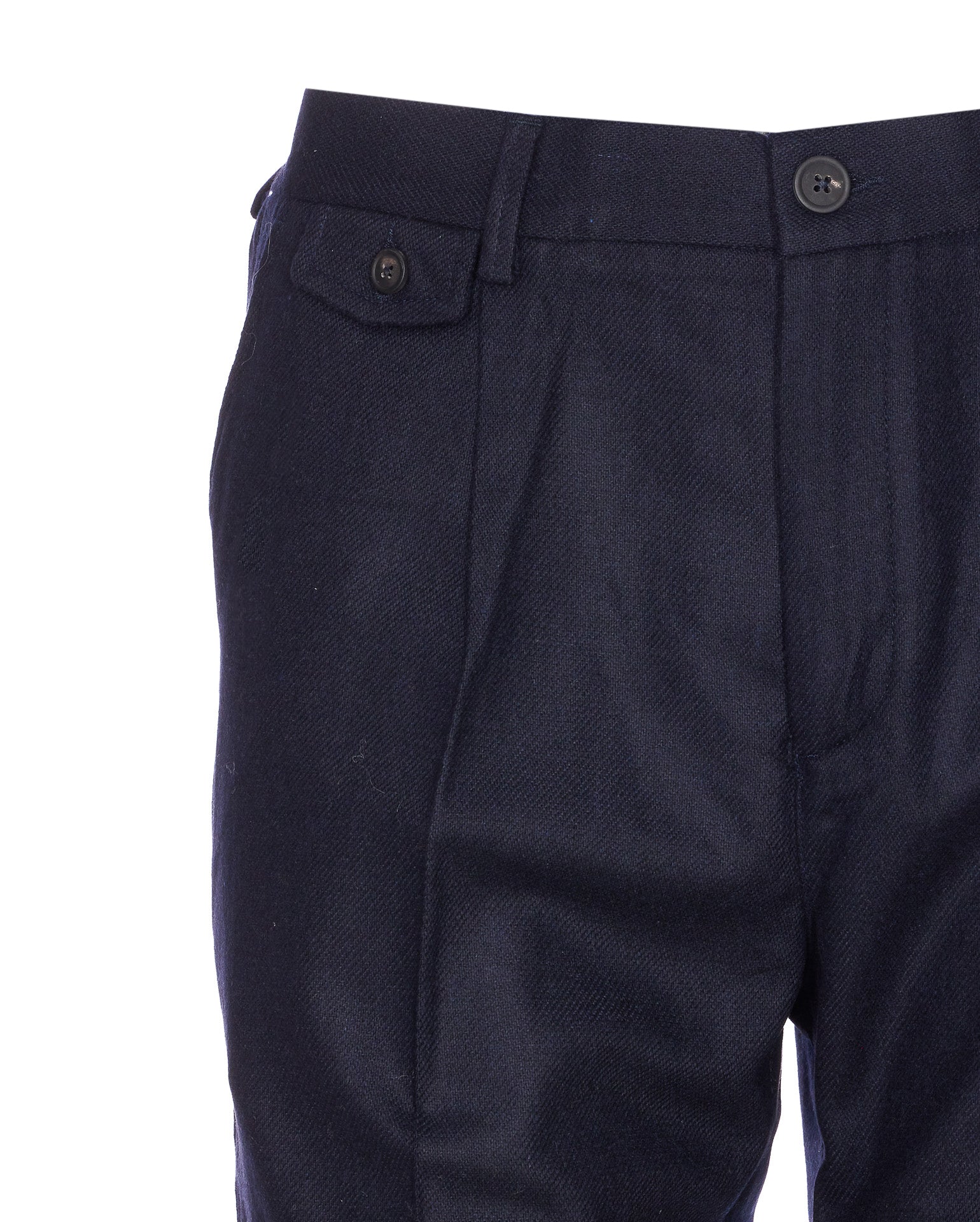 EDMMOND STUDIOS Trousers Blue Wool