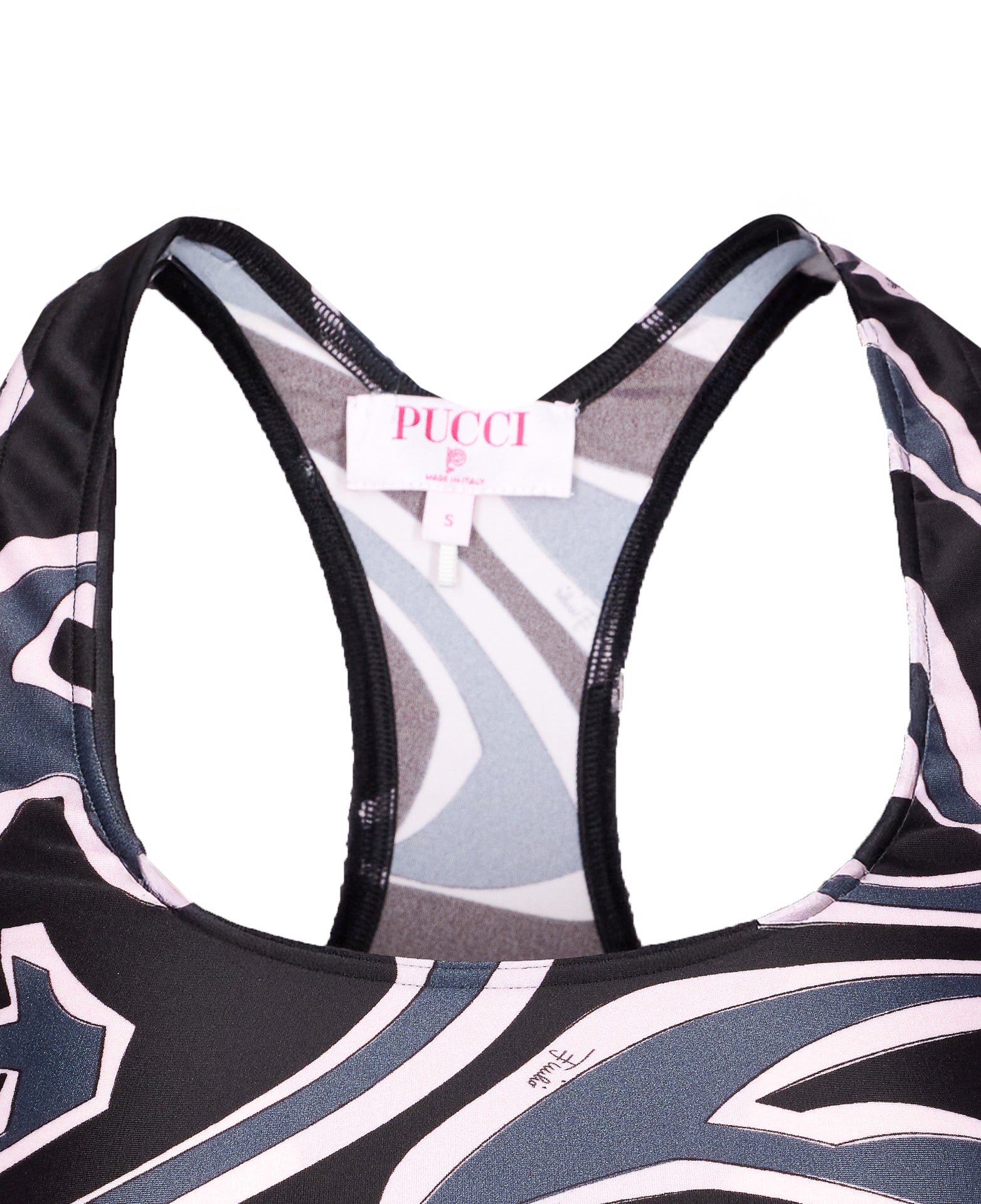 Emilio Pucci Top Black Polyamide