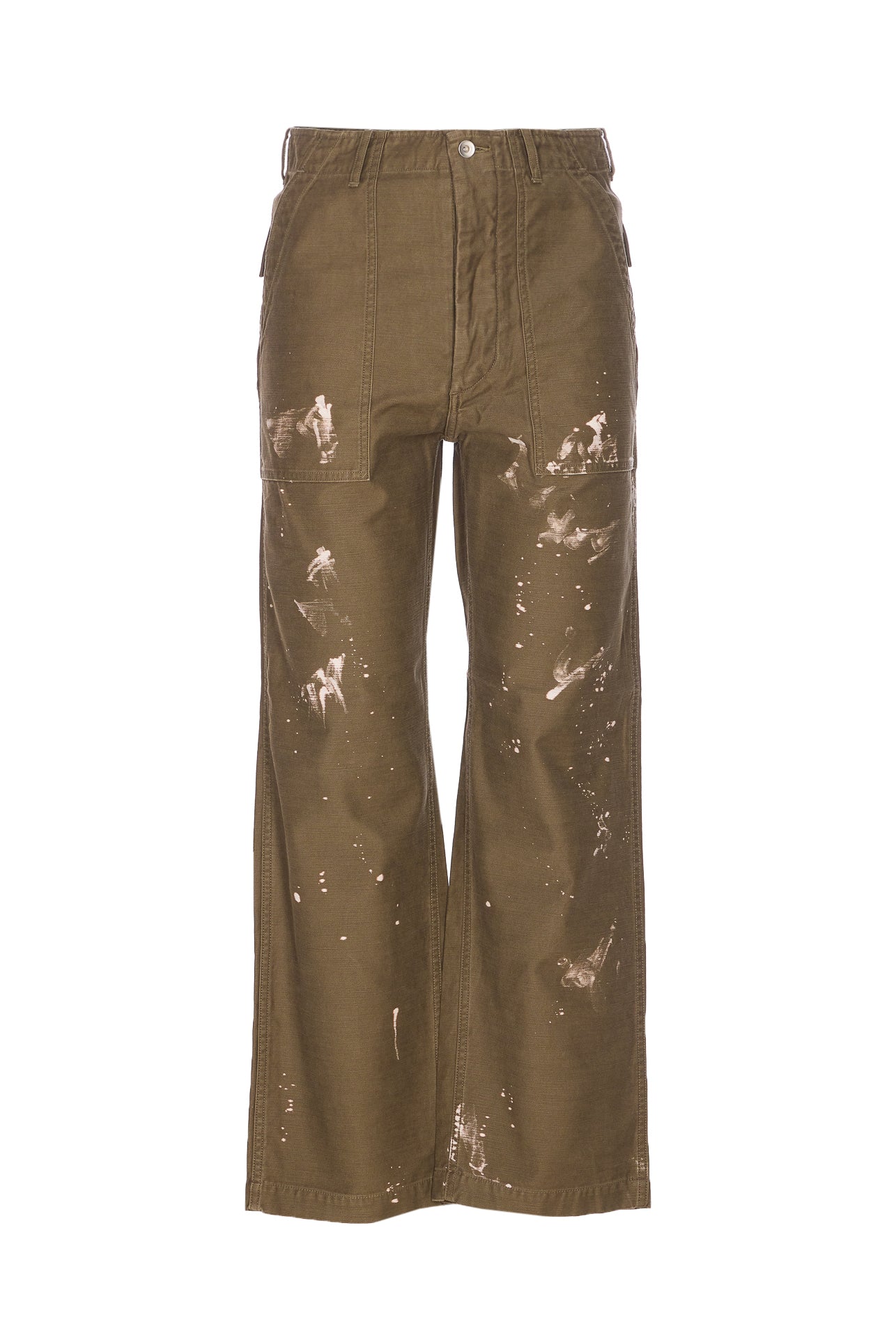 Auralee Trousers Brown Cotton