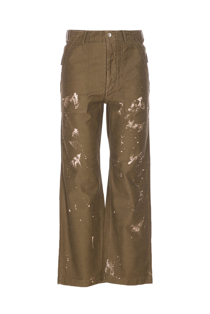 Auralee Trousers Brown Cotton