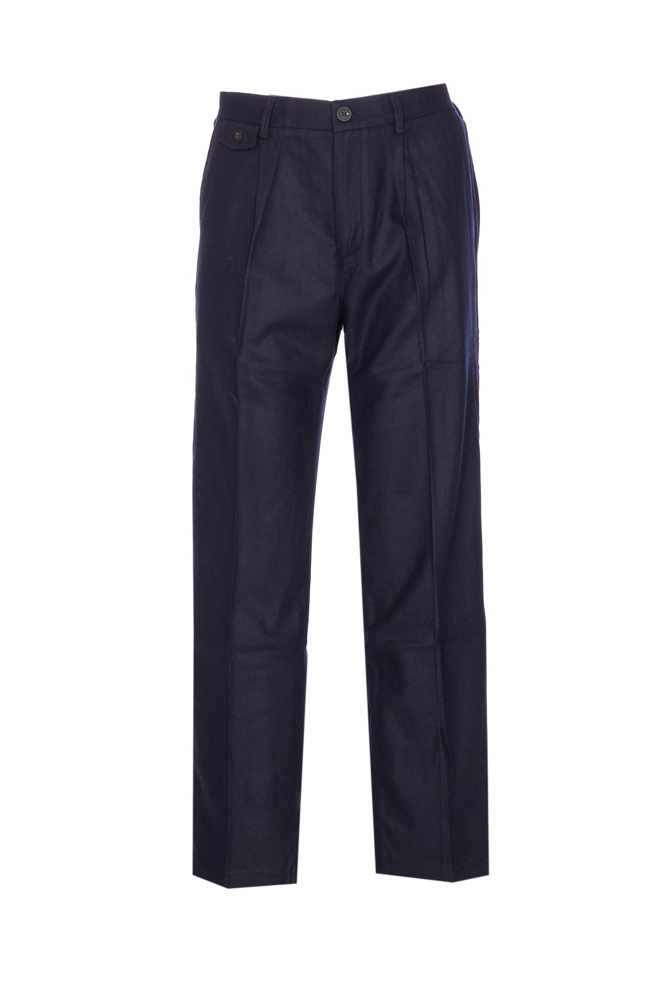 EDMMOND STUDIOS Trousers Blue Wool