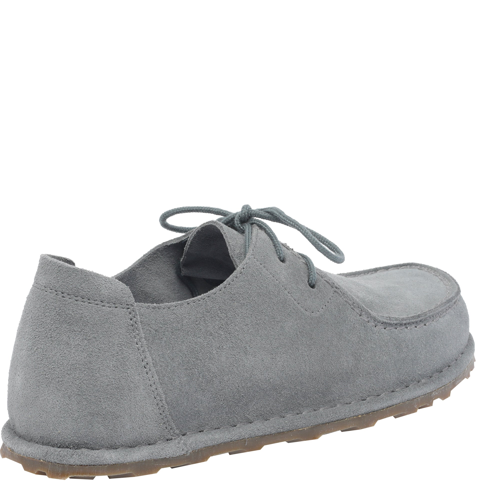 Birkenstock Flat shoes Grey Suede Leather/rubber Sole