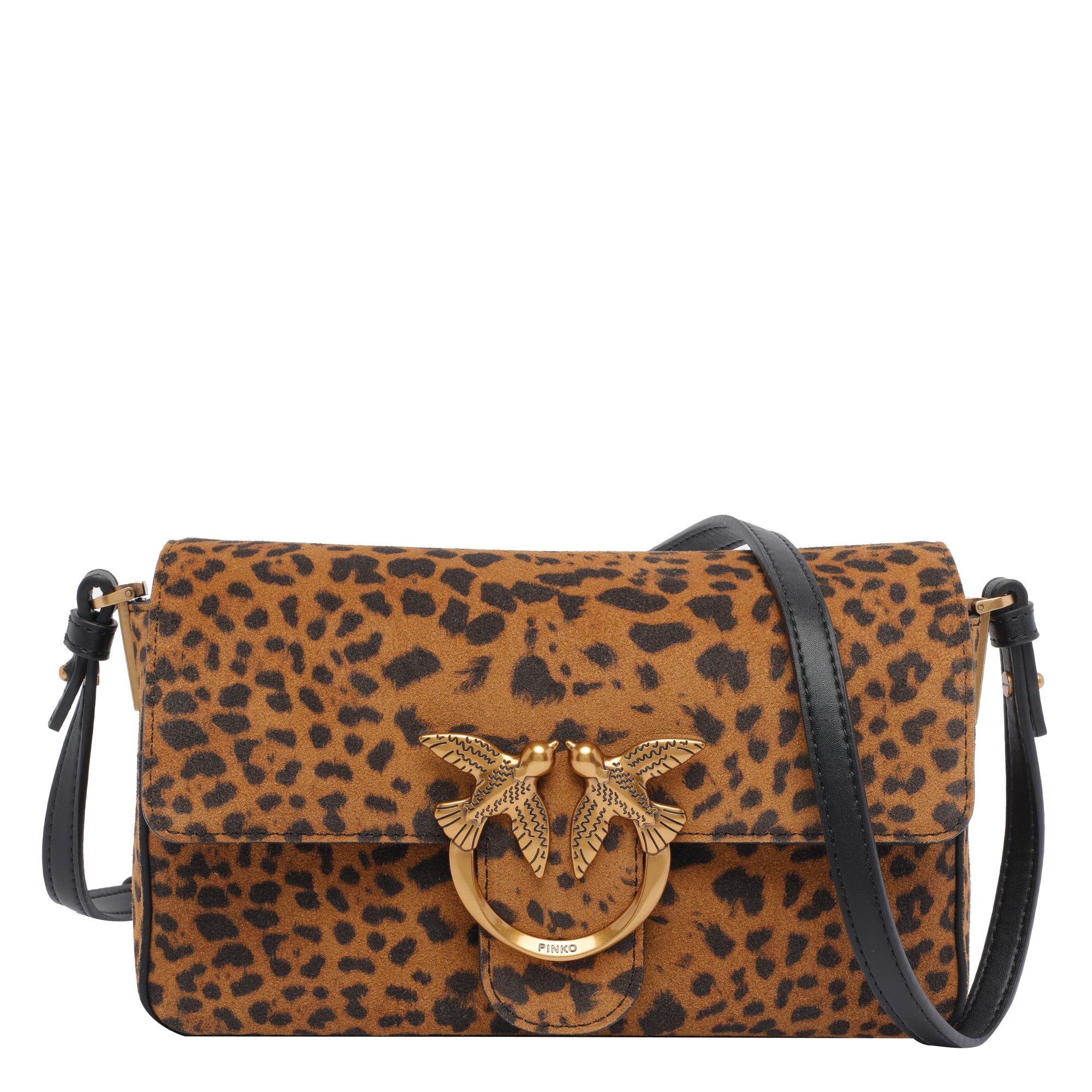 Pinko Bags Brown Calf Leather