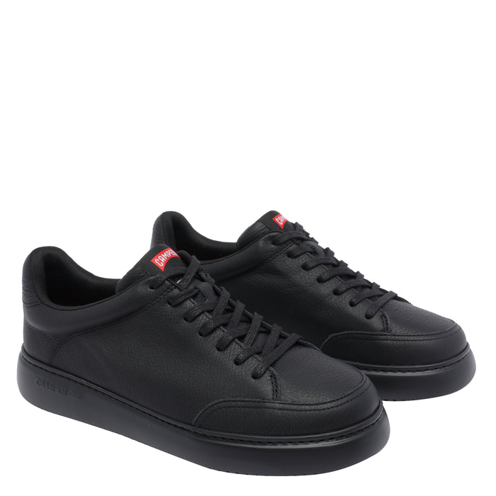 Camper Sneakers Black Calf Leather/rubber Sole