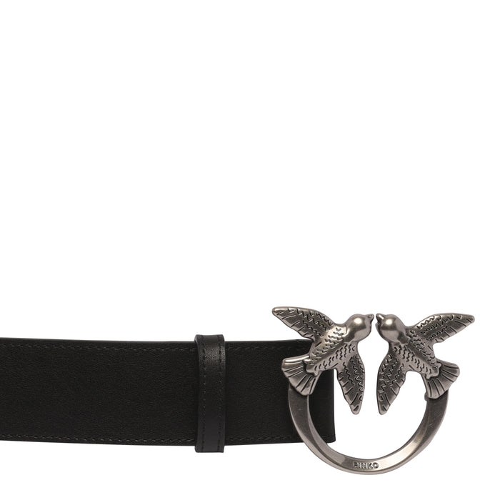 Pinko Belts Black Calf Leather