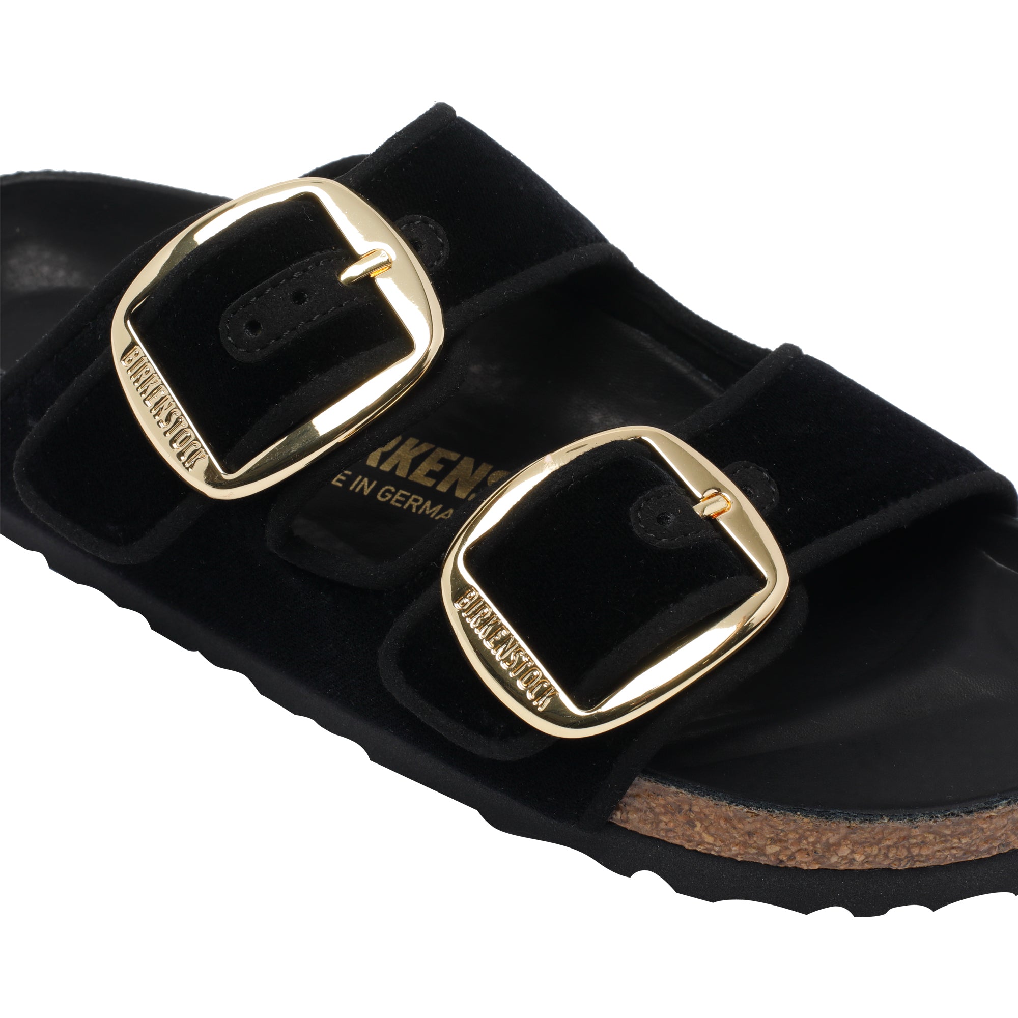 Birkenstock Sandals Black Fabric/rubber Sole