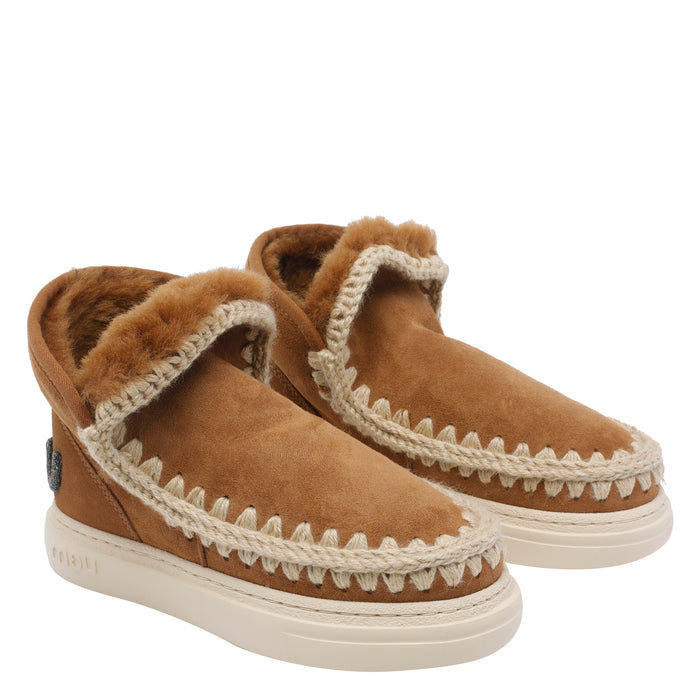 Mou Boots Brown Suede Leather/rubber Sole