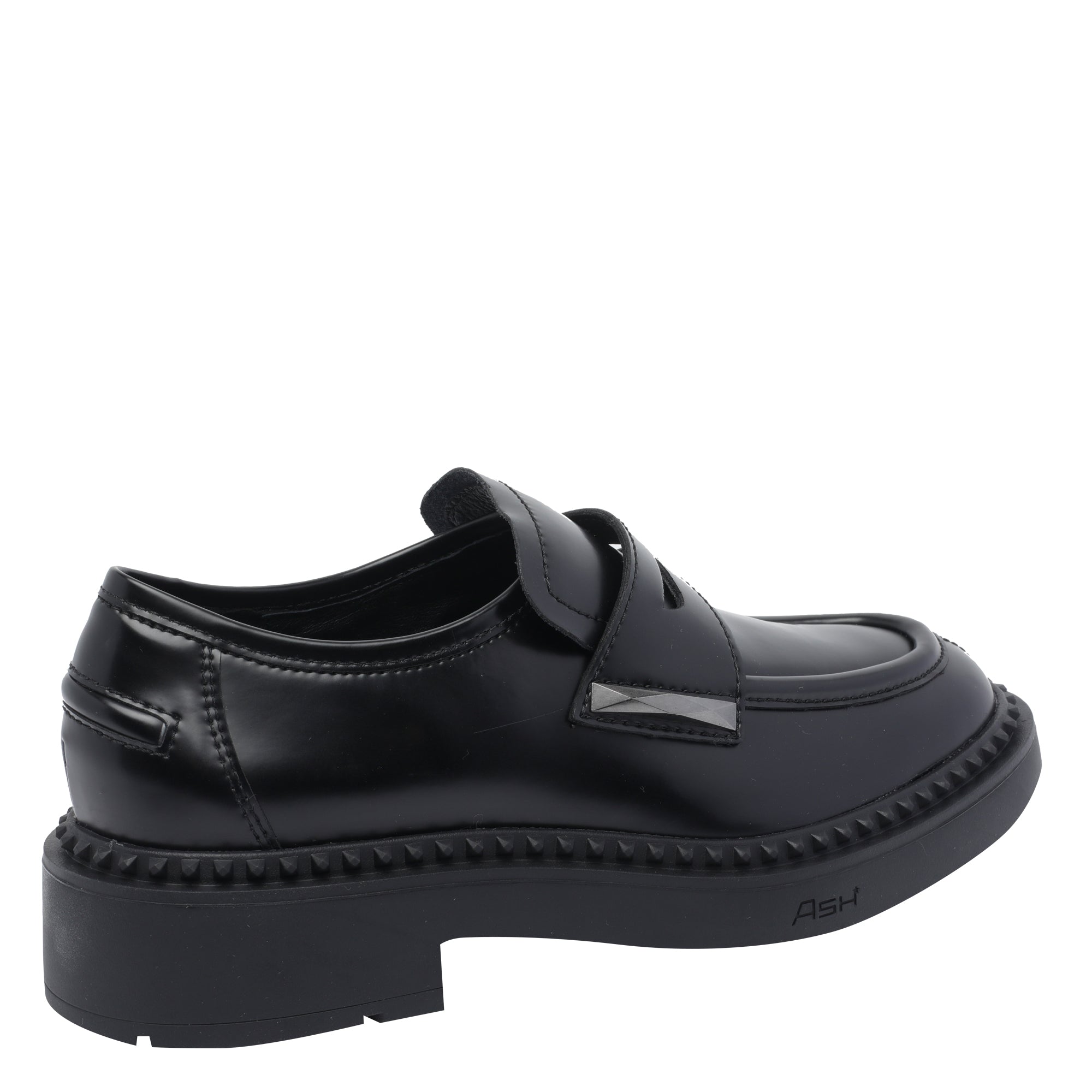 ASH Flat shoes Black Calf Leather/rubber Sole
