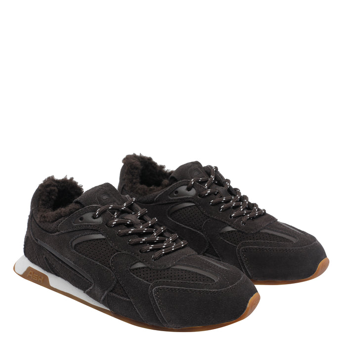ASH Sneakers Brown Suede Leather/rubber Sole