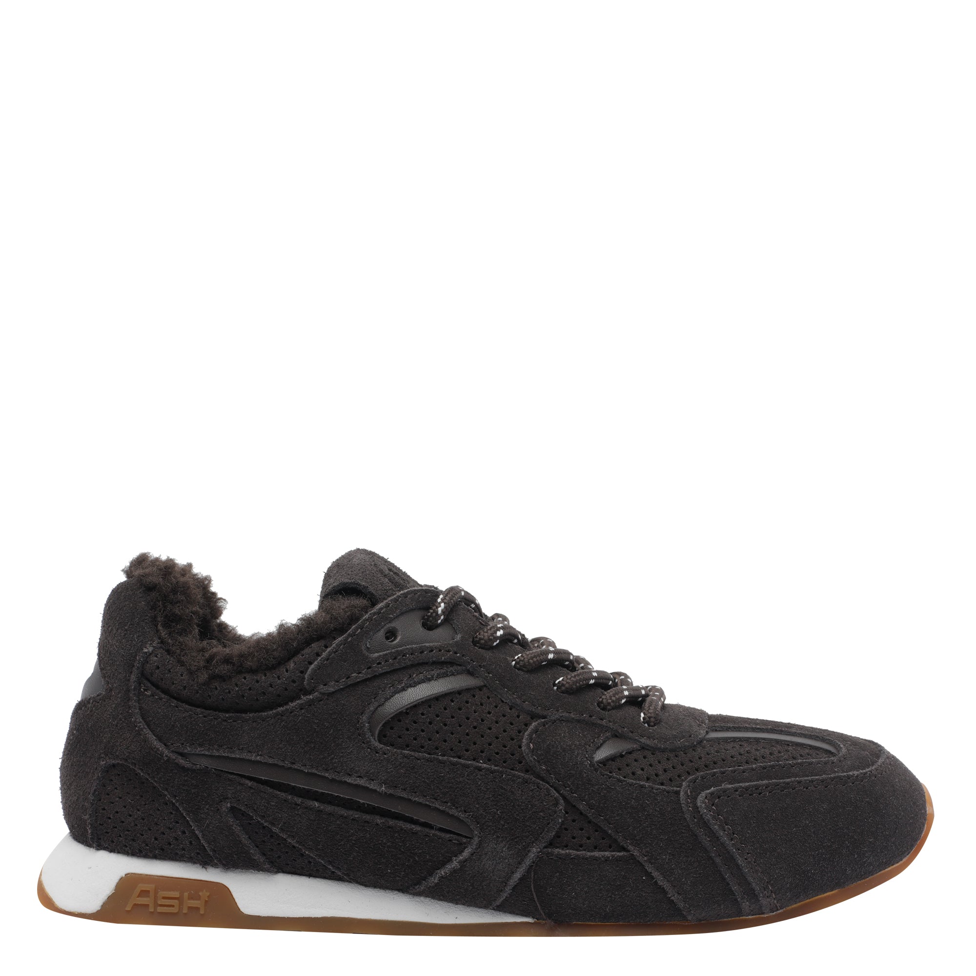 ASH Sneakers Brown Suede Leather/rubber Sole