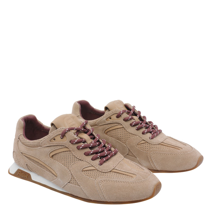 Ash Sneakers Beige Suede Leather/rubber Sole