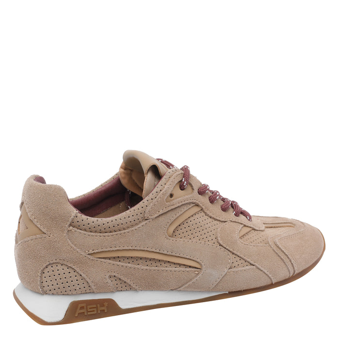 Ash Sneakers Beige Suede Leather/rubber Sole