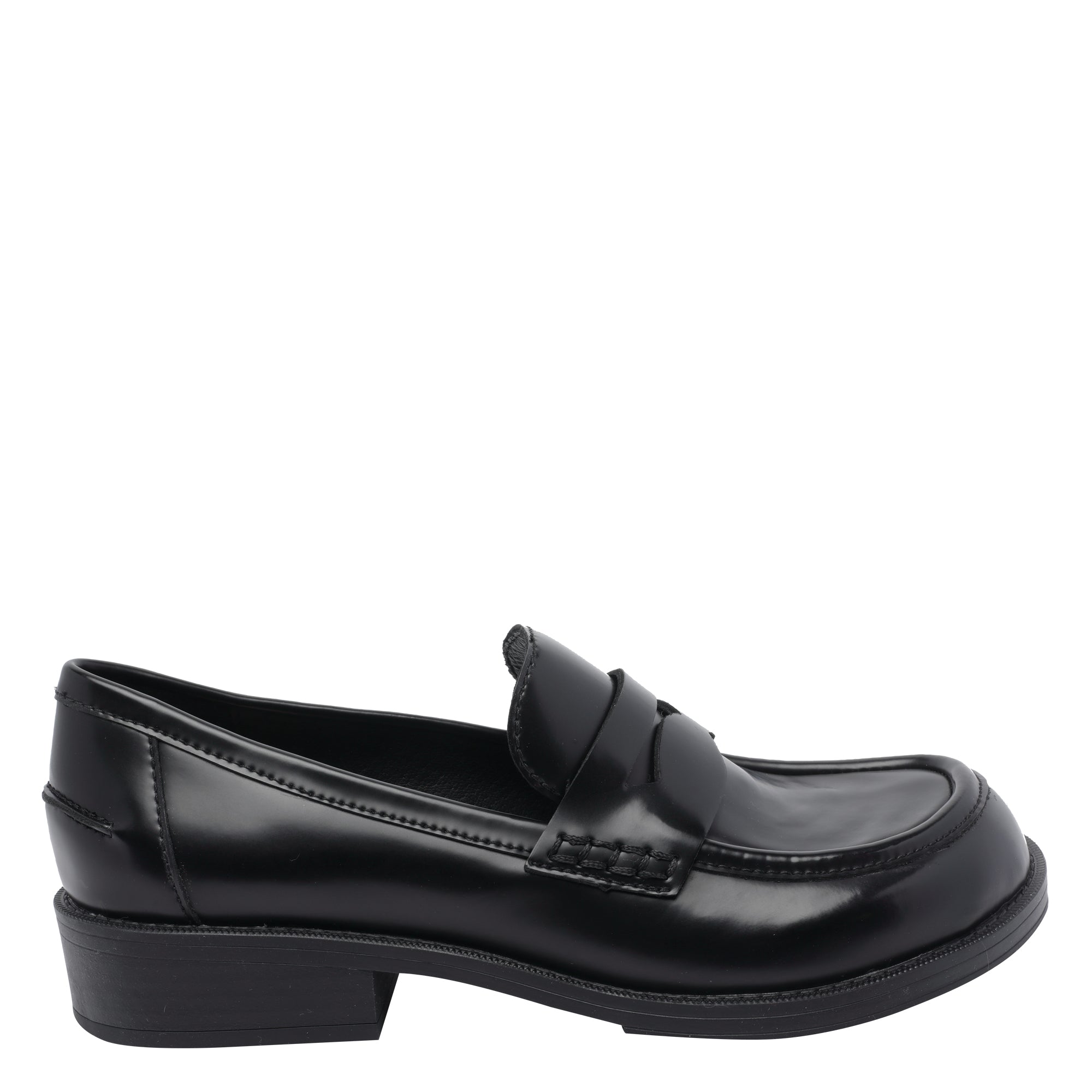 ASH Flat shoes Black Calf Leather/rubber Sole