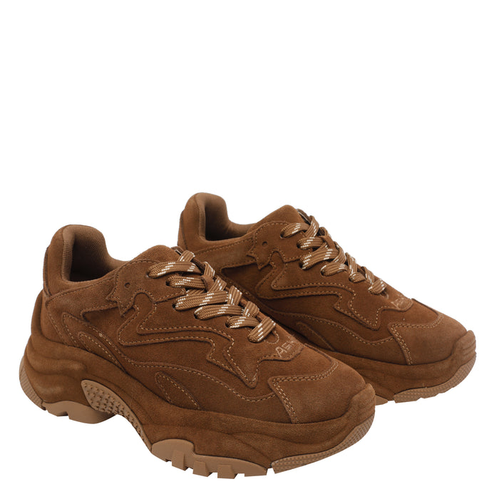 Ash Sneakers Brown Suede Leather/rubber Sole