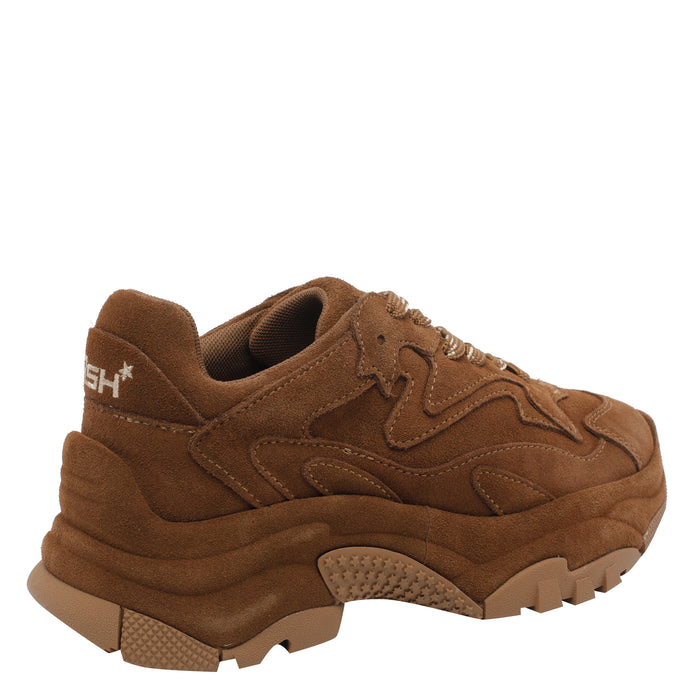 Ash Sneakers Brown Suede Leather/rubber Sole