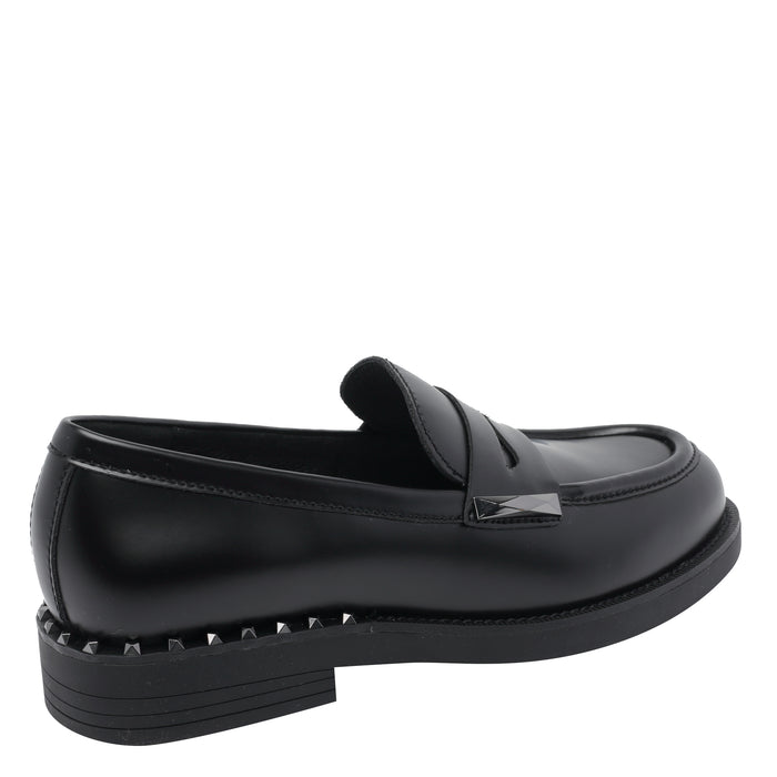 ASH Flat shoes Black Calf Leather/rubber Sole