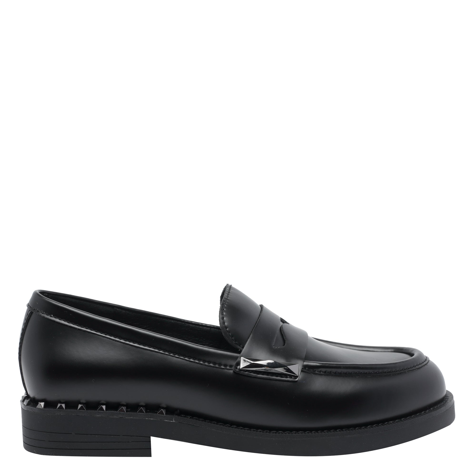 ASH Flat shoes Black Calf Leather/rubber Sole