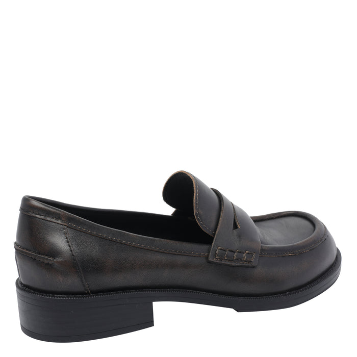 ASH Flat shoes Brown Calf Leather/rubber Sole