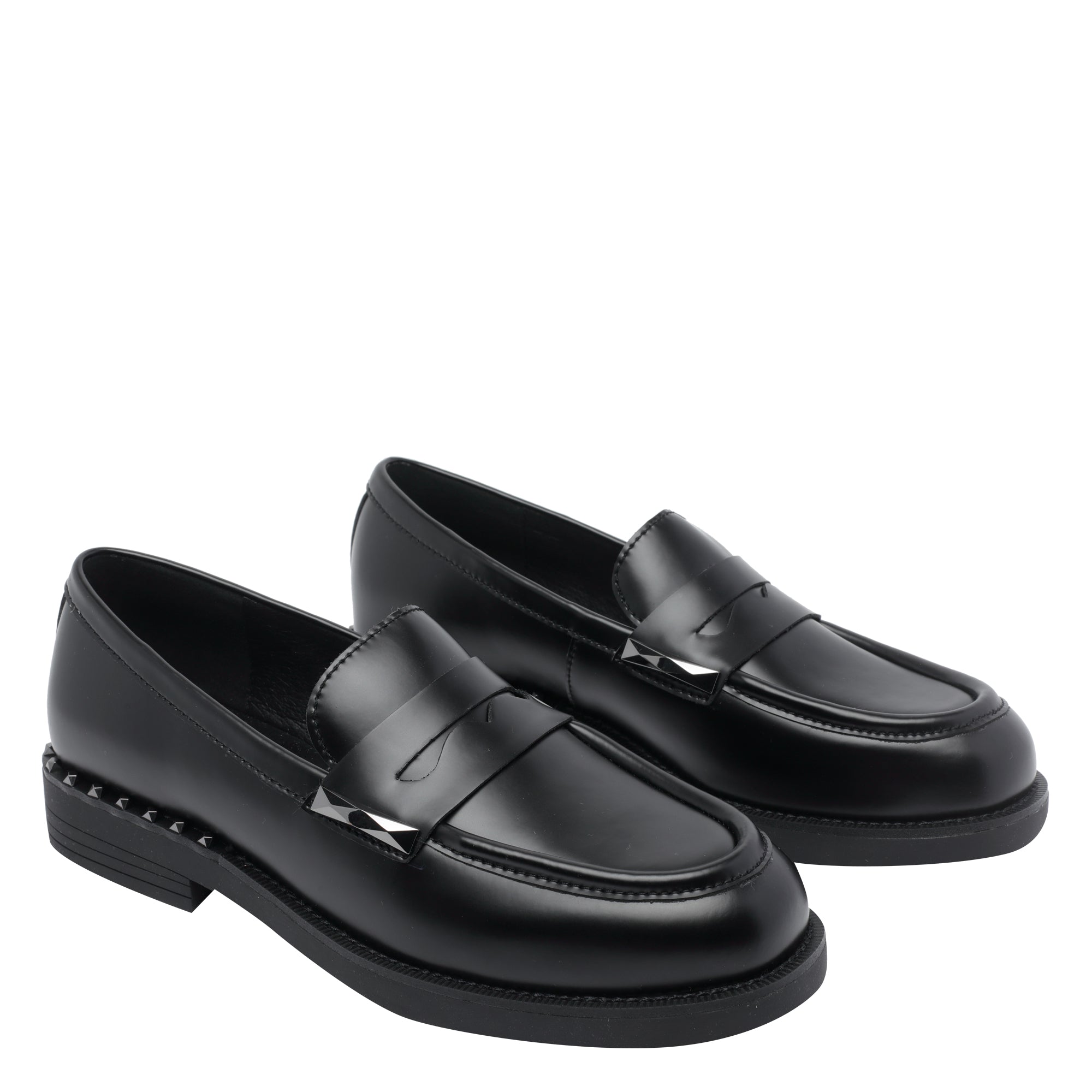 ASH Flat shoes Black Calf Leather/rubber Sole