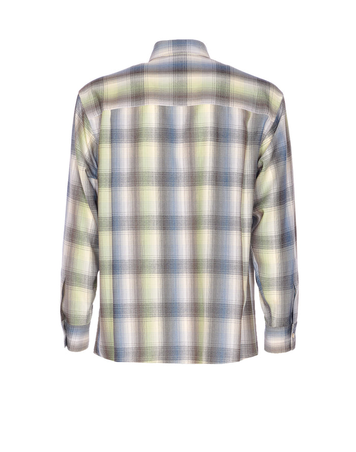 Auralee Shirts Blue Wool