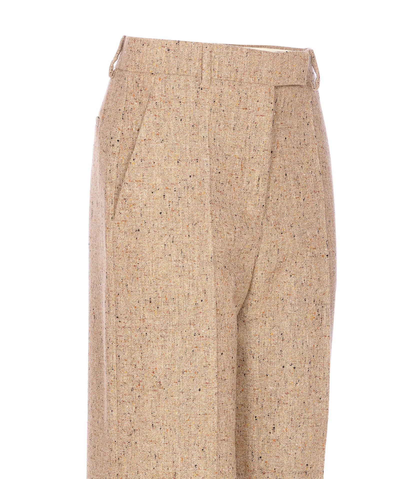 Valentino Garavani Trousers Beige Virgin Wool