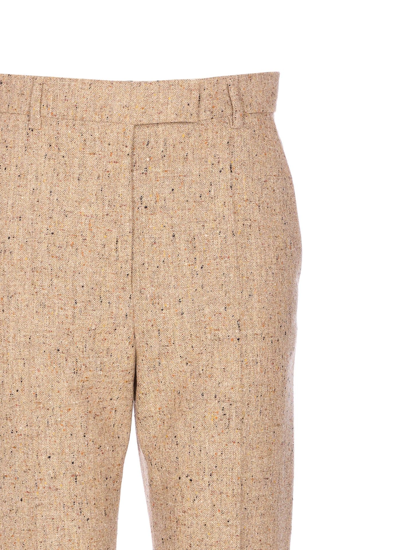 Valentino Garavani Trousers Beige Virgin Wool