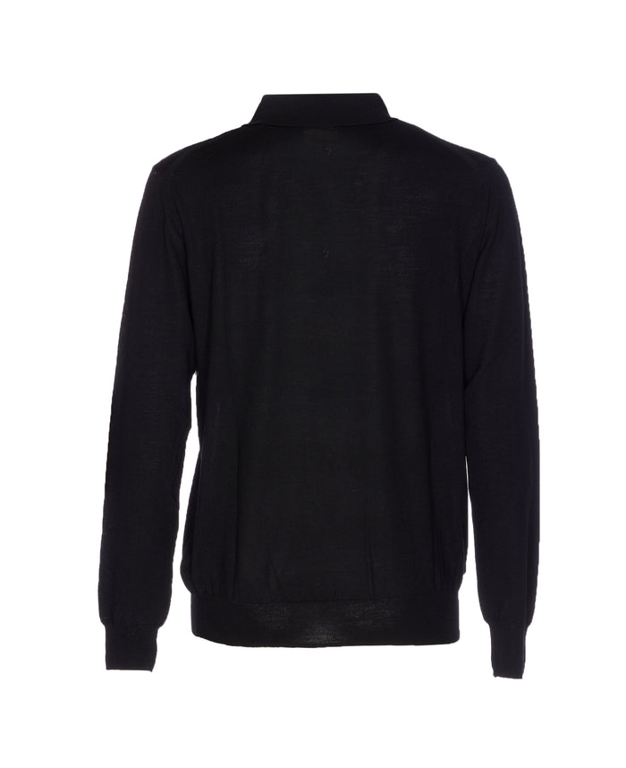 Hosio T-Shirts And Polos Black Wool