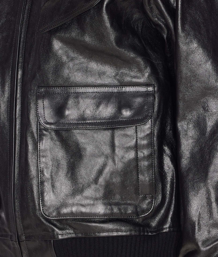 Auralee Jackets Black Lamb Leather