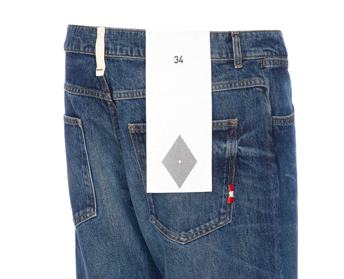 Amish Jeans Blue Cotton