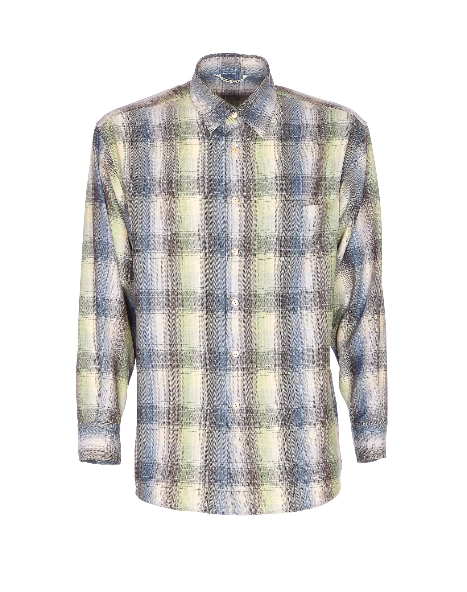 Auralee Shirts Blue Wool