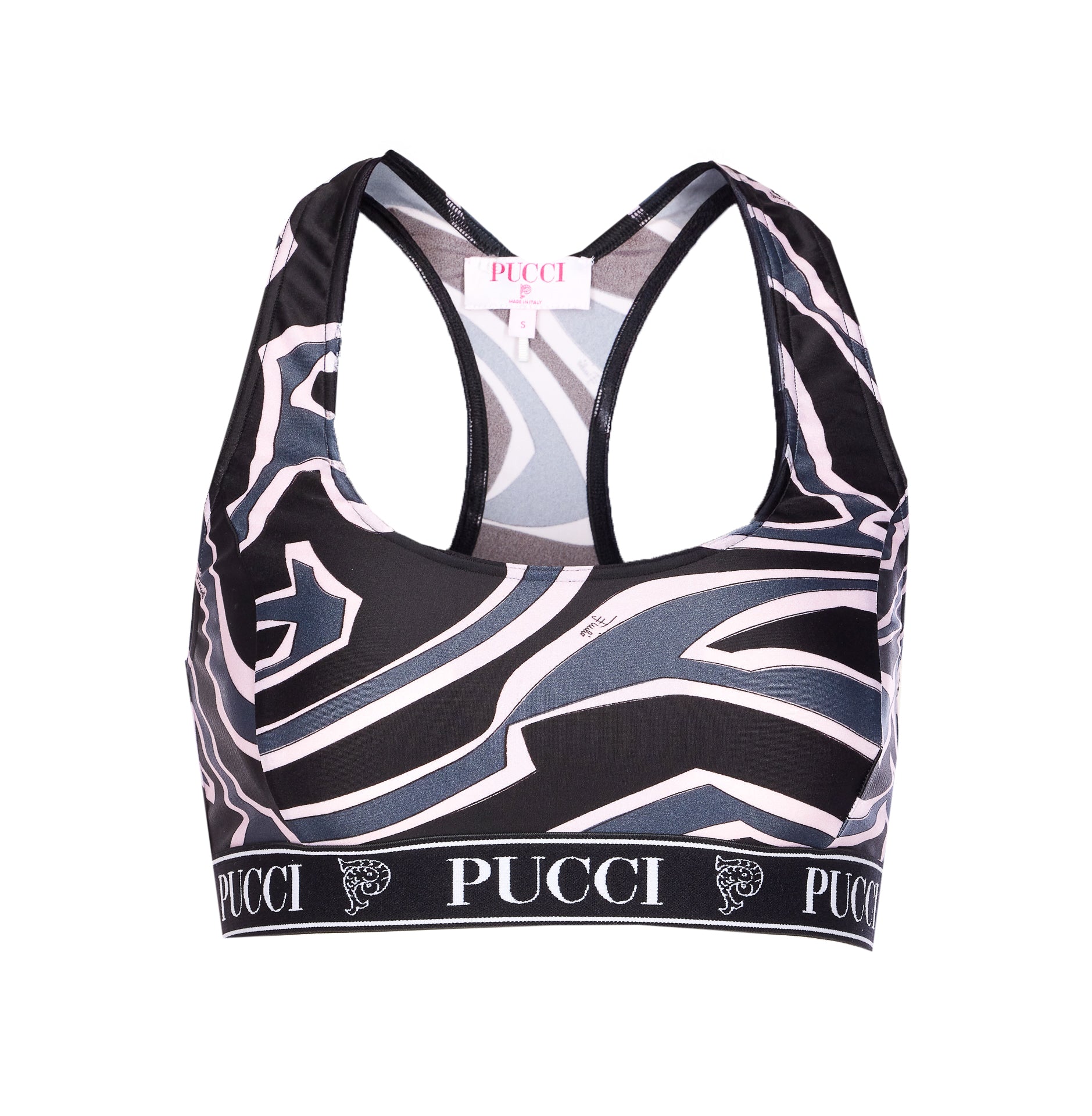 Emilio Pucci Top Black Polyamide