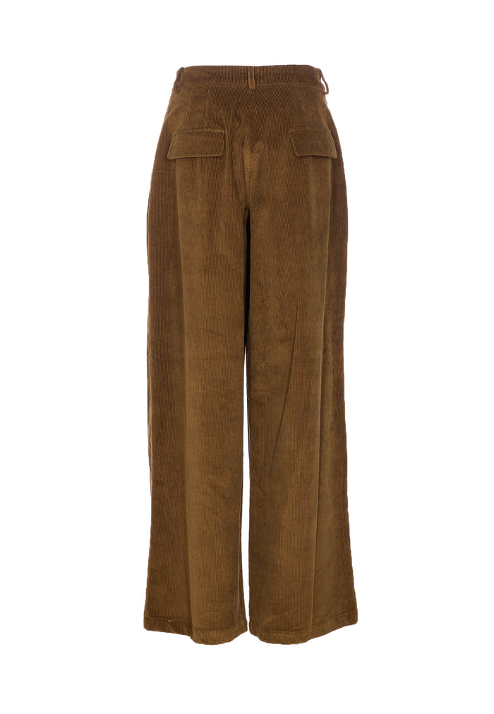 Eleh Trousers Green Cotton