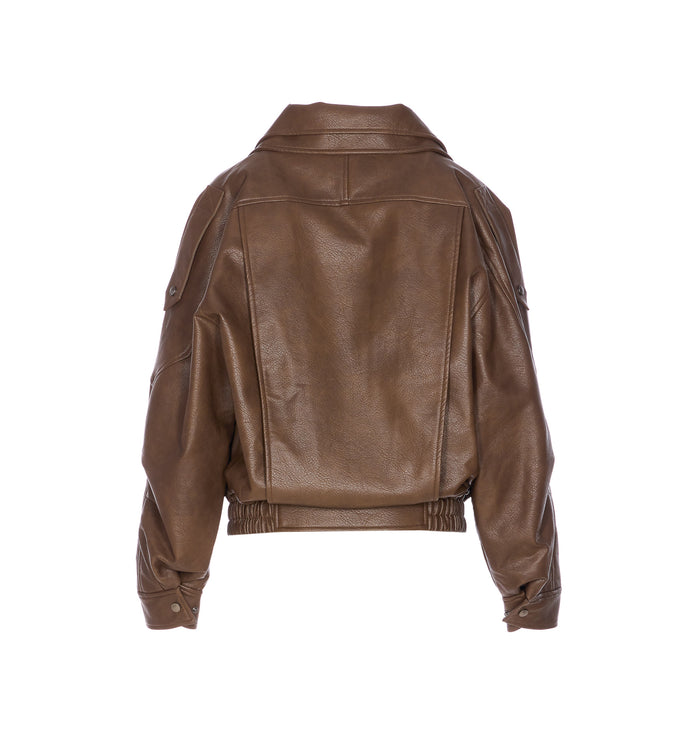 Eleh Jackets Brown Polyester