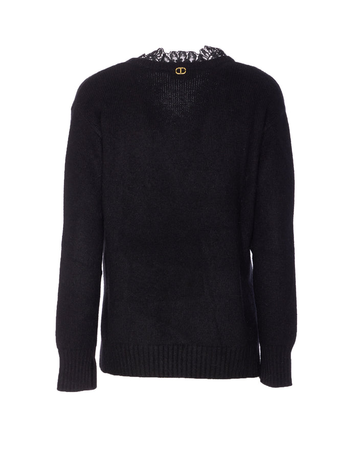Twin-set Sweaters Black Polyamide