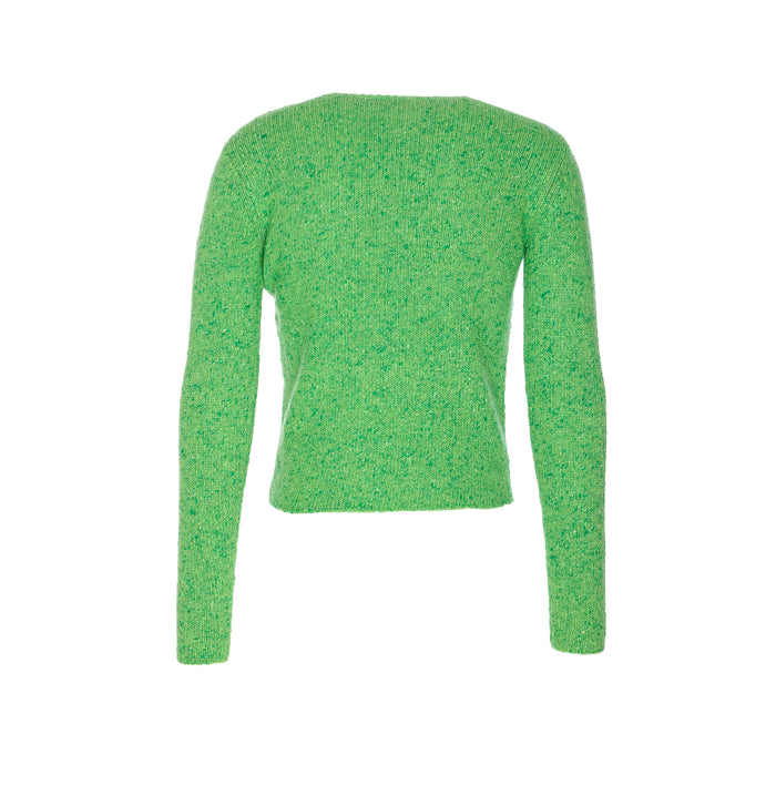 Auralee Sweaters Green Cotton