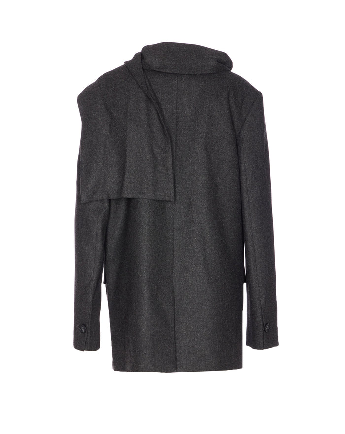 Toteme Jackets Grey Viscose