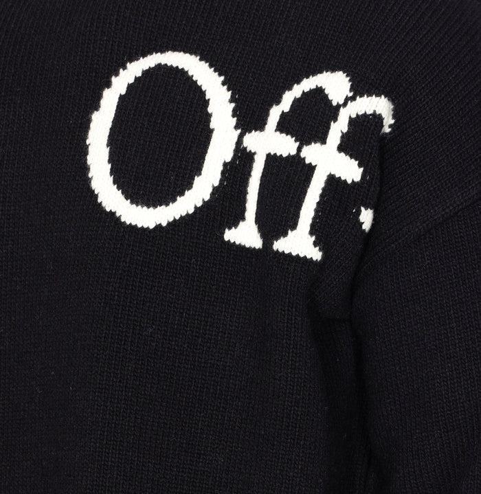 Off White Sweaters Black Wool