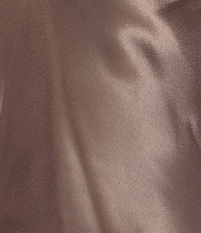 Eleh Top Brown Rayon
